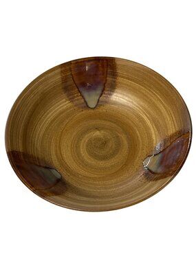 Sango Splash 4951 Ceramic Bowl 8 Inches Brown & Multicolor Design